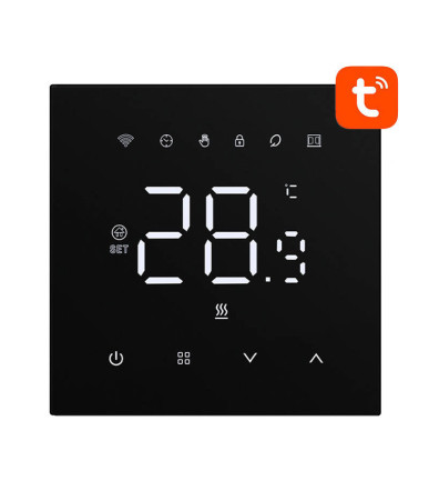 Smart thermostat Avatto WT410-16A-B electric heating 16A WiFi