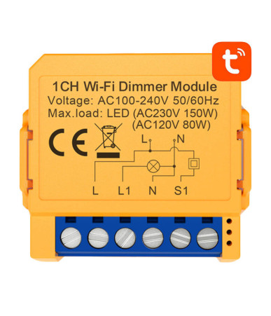 Smart socket switch WiFi Avatto DMS16-2 TUYA