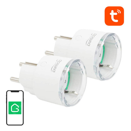 Smart plug WiFi Gosund SP111 3680W 16A, Tuya (2 pezzi)