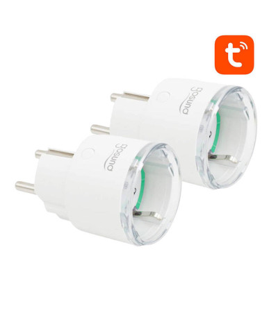 Smart plug WiFi Gosund SP111 3680W 16A, Tuya (2 pezzi)