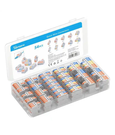 Connettori per giunzione cavi Sonoff (54 pz)
