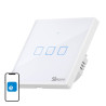 Sonoff T2EU3C-TX Smart Switch WiFi RF 433MHz 3-Canali Bianco