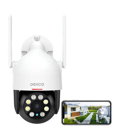 IP Outdoor camera WiFi DEKCO DC5L 2K QHD 166°