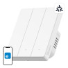 SONOFF M5-3C-80W Interruttore Smart a Parete 3 Canali WiFi Matter Bianco