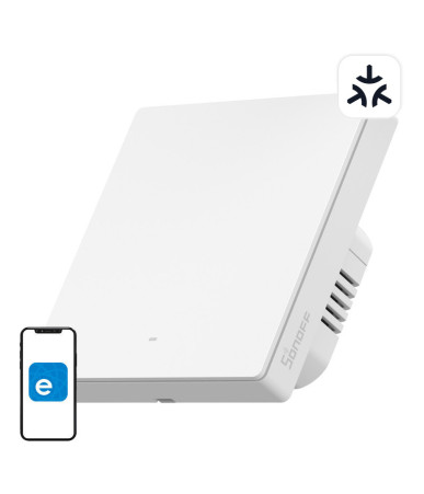 SONOFF M5-1C-86W Interruttore a Muro Smart WiFi Matter 1 Canale Bianco