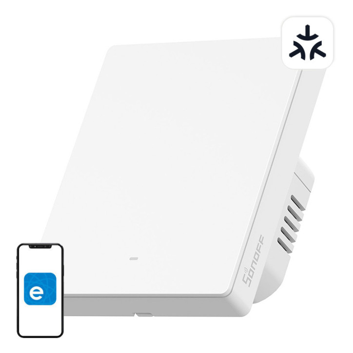 Sonoff M5-1C-80W Interruttore Smart WiFi Matter 1 Canale Bianco