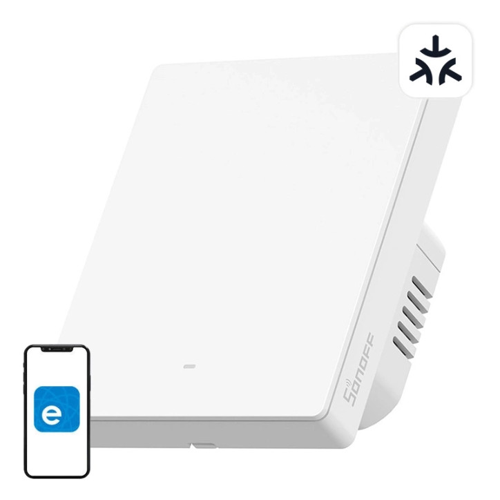 Sonoff M5-1C-80W Interruttore Smart WiFi Matter 1 Canale Bianco