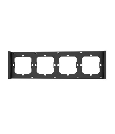 Sonoff M5-4C-80-F Telaio Interruttore Quadruplo Grafite/Nero