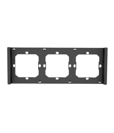 Frame per interruttore SONOFF M5-3C-80-F triplo 3 moduli (grafite/nero)