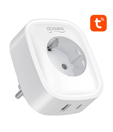 Gosund SP6 16A USB-C 20W Presa Intelligente WiFi/Bluetooth Bianca
