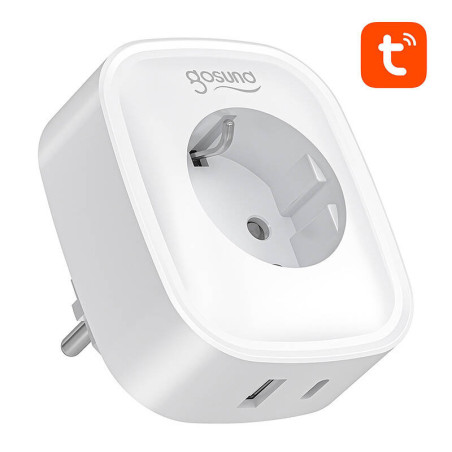 Presa Smart WiFi/Bluetooth Gosund SP6 16A USB-C 20W Tuya