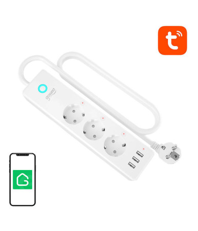 Multipresa WiFi Gosund P1 PLUS (3 prese Schuko, 3 USB-A) Tuya