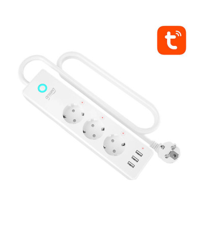 Gosund P1 PLUS ciabatta smart WiFi (3x Schuko, 3x USB-A) Tuya