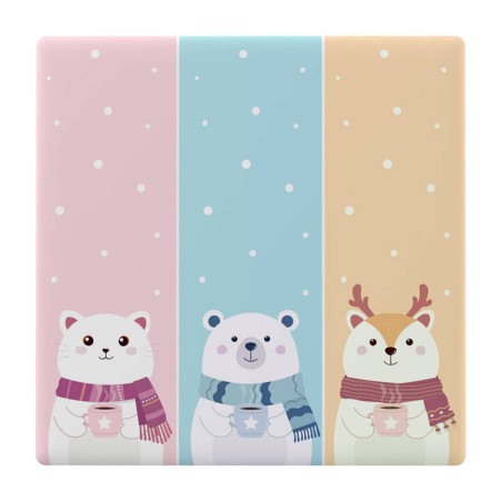 SONOFF T5-3C-86-cartoon Cover per Interruttore Tocco Cartoon