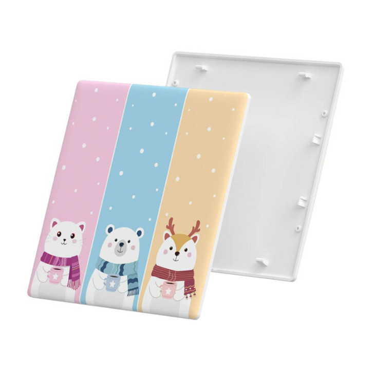 SONOFF T5-3C-86-cartoon Cover per Interruttore Tocco Cartoon