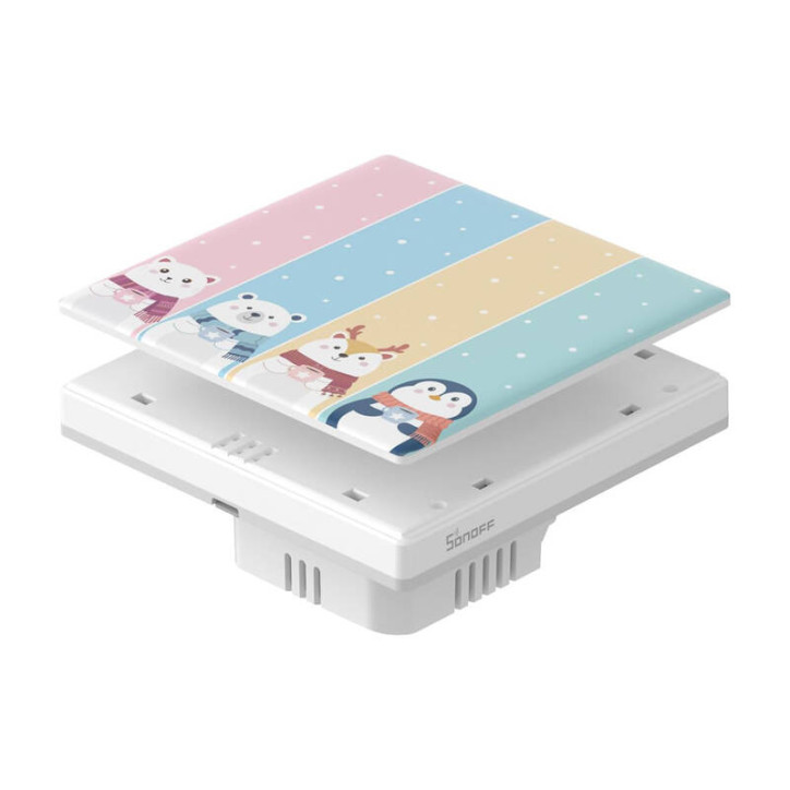 Cover decorativa per interruttore SONOFF Cartoon 4C touch