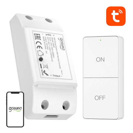 Interruttore smart Gosund SW20 Wi-Fi 10A con telecomando
