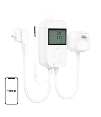 Termostato Intelligente Meross MTS960HK (HomeKit) per Controllo Temperatura