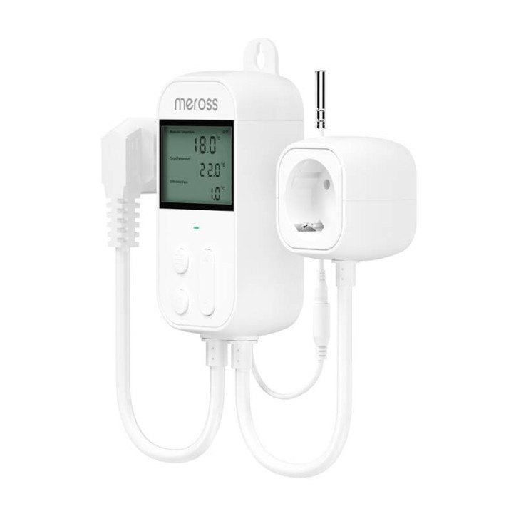Meross MTS960HK Termostato Intelligente Presa Wi-Fi HomeKit Meross MTS960HK Termostato Intelligente Presa Wi-Fi HomeKit