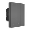 Interruttore a parete WiFi SONOFF M5-3C-80 (3 canali, per cornice, Grigio Grafite)