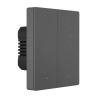Interruttore Parete Smart WiFi SONOFF M5-2C-80 (2 canali, per cornice, grafite)