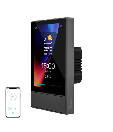 Pannello di controllo Smart WiFi SONOFF NSPanel (Nero, 120mm)