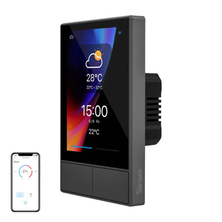 Sonoff NSPanel-US Pannello Controllo Smart Home Nero 120mm