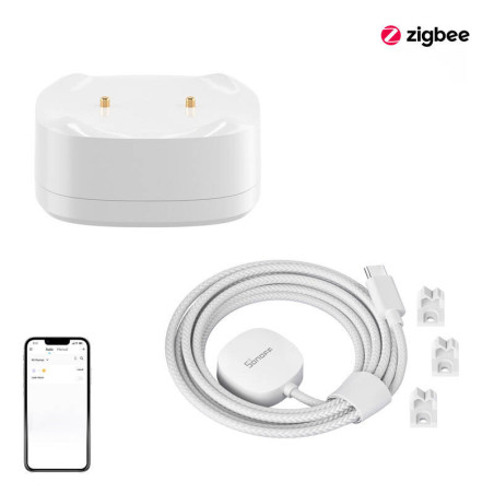 SONOFF SNZB-05P Set Sensore Allagamento ZigBee + Cavo WLDC200