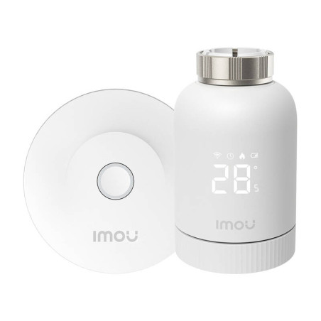 IMOU KIT-TRV1-EU-2 Kit testa termostatica ZigBee con 6 adattatori e gateway