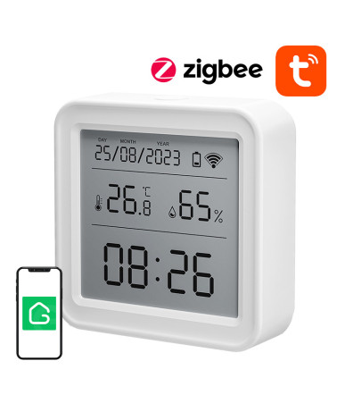 Gosund ST17 Sensore Temperatura e Umidità Zigbee LCD Bianco