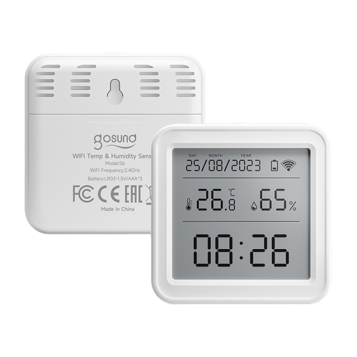 Sensore Temperatura e Umidità Zigbee Gosund ST17 LCD Tuya