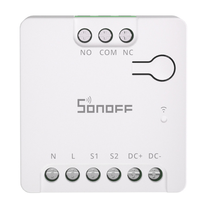 Sonoff MINI-D Smart WiFi Matter Switch AC/DC 12-48V Contatto Pulito Bianco