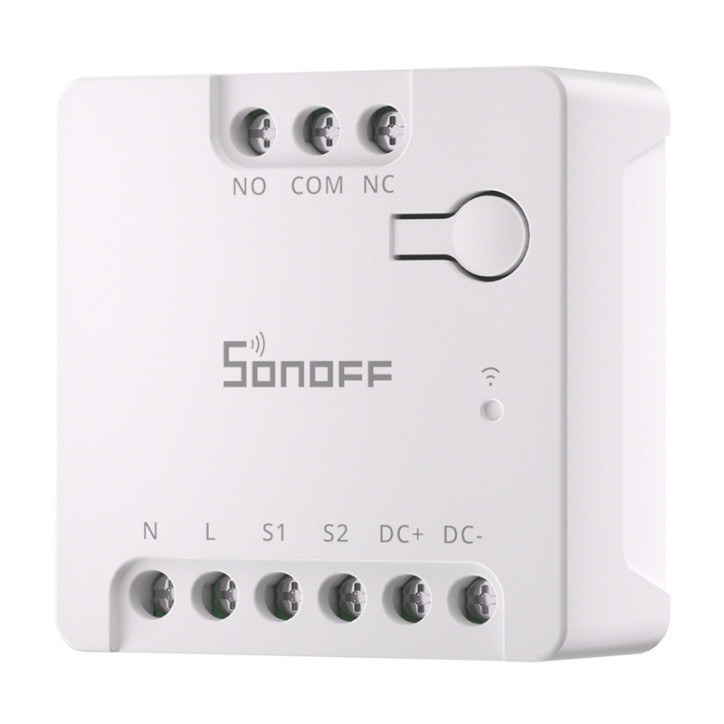 Sonoff MINI-D Smart WiFi Matter Switch AC/DC 12-48V Contatto Pulito Bianco
