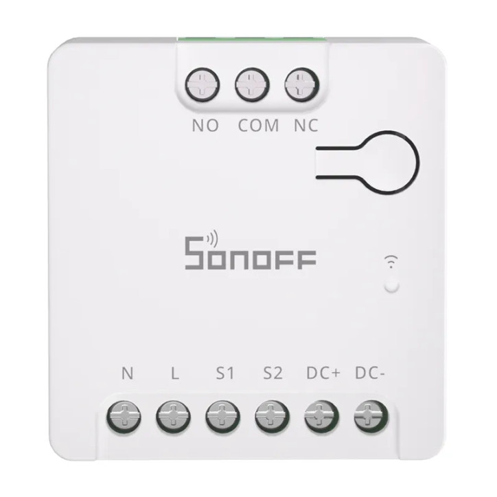 Sonoff MINI-D Smart WiFi Matter Switch AC/DC 12-48V Contatto Pulito Bianco