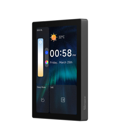 SONOFF NSPanel Pro 120 Pannello Controllo Smart Matter WiFi/Bluetooth/ZigBee (Nero)