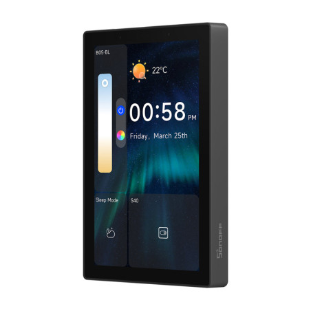 SONOFF NSPanel Pro 120 Smart Control Panel Matter WiFi/Bluetooth/ZigBee Nero