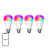 Meross MSL120 WiFi Smart LED Lampadina (HomeKit) (confezione da 4)