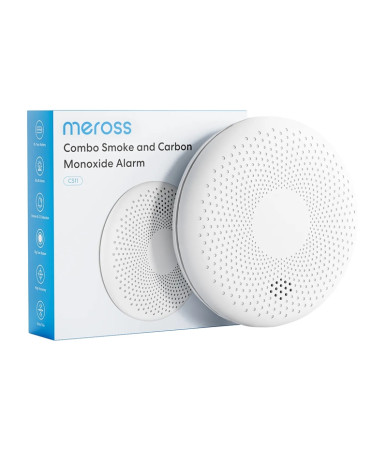 Meross CS11-EU Rilevatore Fumo e Monossido di Carbonio