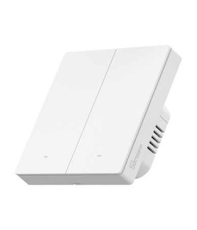 Sonoff ZBM5-2C-86W Zigbee Smart Touch Wall Switch 2 Canali Bianco