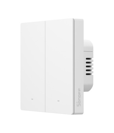 Sonoff ZBM5-2C-86W Zigbee Smart Touch Wall Switch 2 Canali Bianco