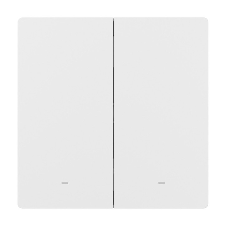 Sonoff ZBM5-2C-86W Zigbee Smart Touch Wall Switch 2 Canali Bianco