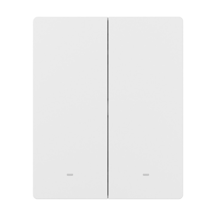 Sonoff ZBM5-2C-80W Zigbee Smart Touch Wall Switch 2 Canali Bianco
