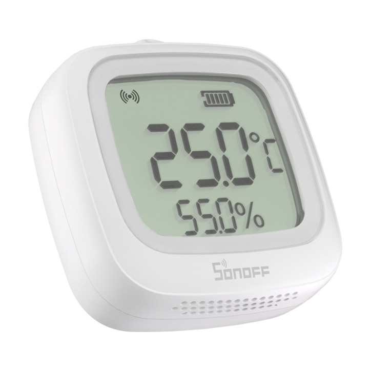 Sensore Temperatura e Umidità ZigBee LCD Sonoff SNZB-02WD
