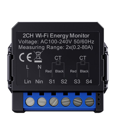 Avatto WPM16-2 Misuratore di Energia Bidirezionale WiFi