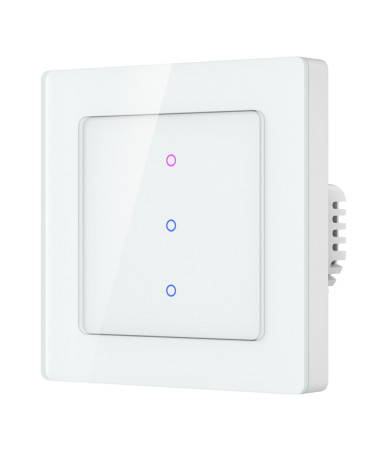 AVATTO TS20-EU-W3 WiFi Touch Light Switch 3 Gang Bianco
