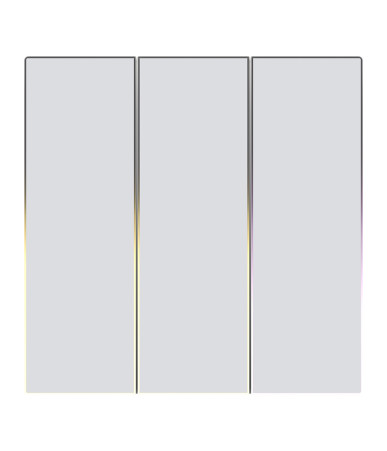 Avatto TS60-EU-W3 Interruttore Smart Luce 3 Circuiti Bianco