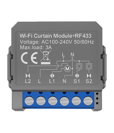 Avatto CSM16-RF-1 Modulo Tenda Intelligente WiFi+RF 433MHz