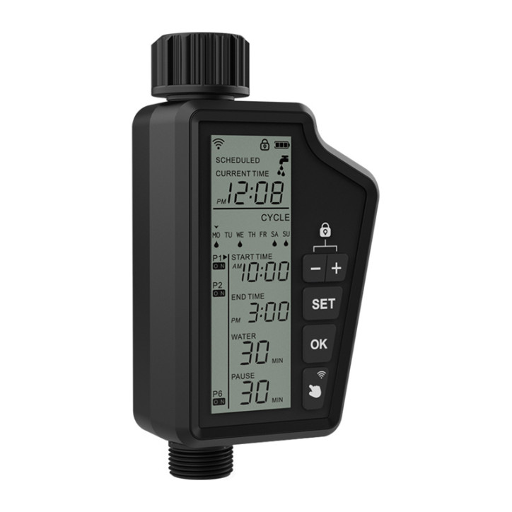 Smart Wi-Fi irrigation controller with large LCD screen Avatto SWT60-EU