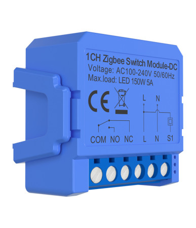 Avatto ZWSM16-DC-1 Interruttore Smart ZigBee 1 Canale Contatto Pulito