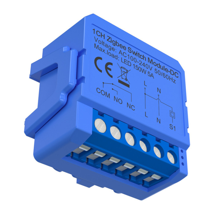 Avatto ZWSM16-DC-1 Interruttore Smart ZigBee 1 Canale Contatto Pulito Avatto ZWSM16-DC-1 Interruttore Smart ZigBee 1 Canale Contatto Pulito
